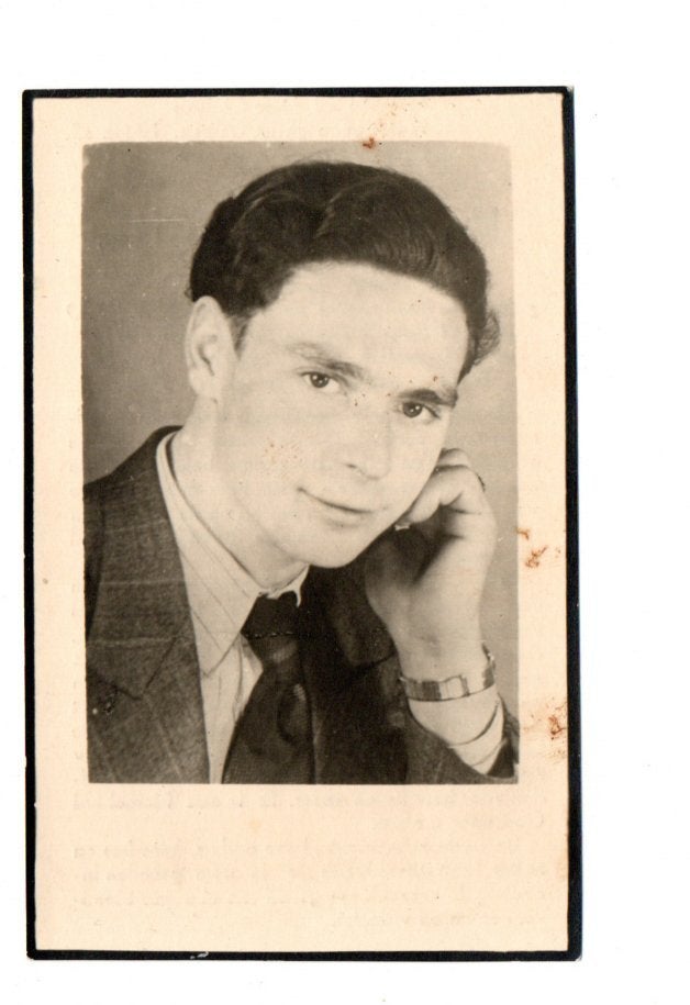 doodsprentje oorlogsslachtoffer bevrijding Mariakerke 1944, Ophalen of Verzenden, Overige soorten, Foto of Poster