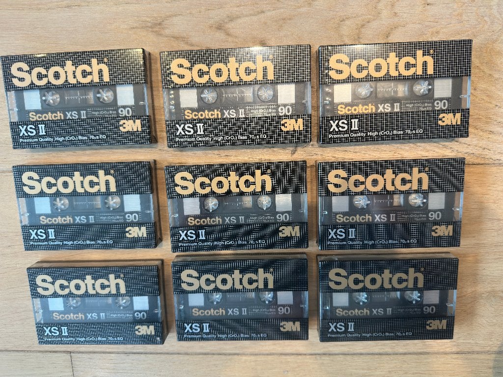 Scotch XS2 Chrome Type II, cassettes audio, CD & DVD, Enlèvement ou Envoi, Autres genres, Neuf, dans son emballage, Vierge