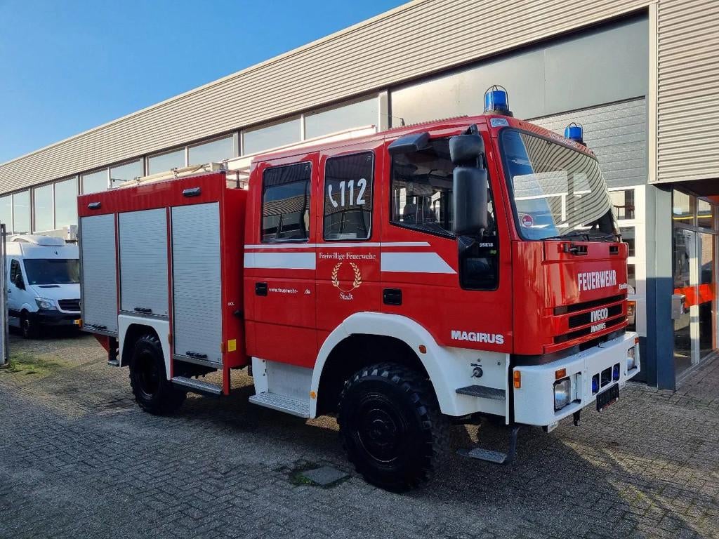 Iveco Magirus EUROFIRE/ 95E18 4x4 FIRETRUCK / EXPEDITIONTRUC, Autos, Achat, Entreprise, Iveco, Boîte manuelle