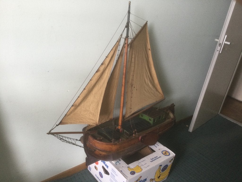 Houten platbodem, Antiquités & Art, Enlèvement