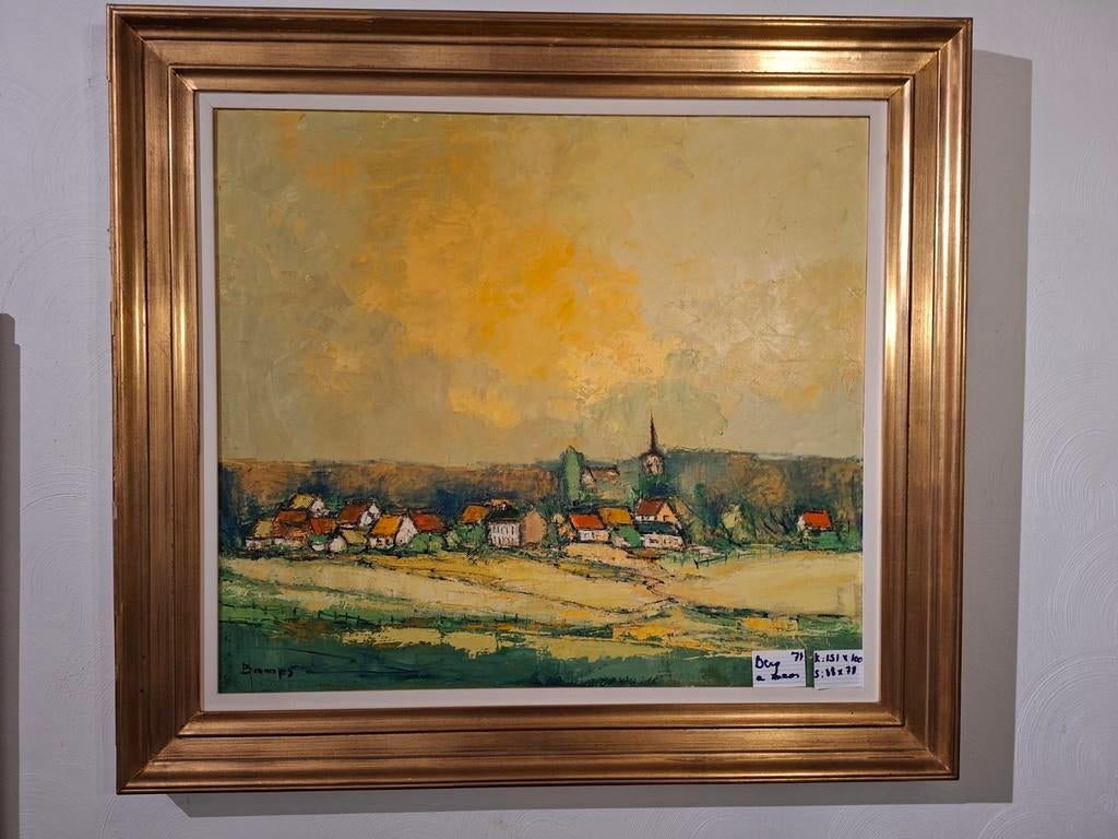 Olieverfschilderij Marthe Bamps, Antiek en Kunst, Ophalen