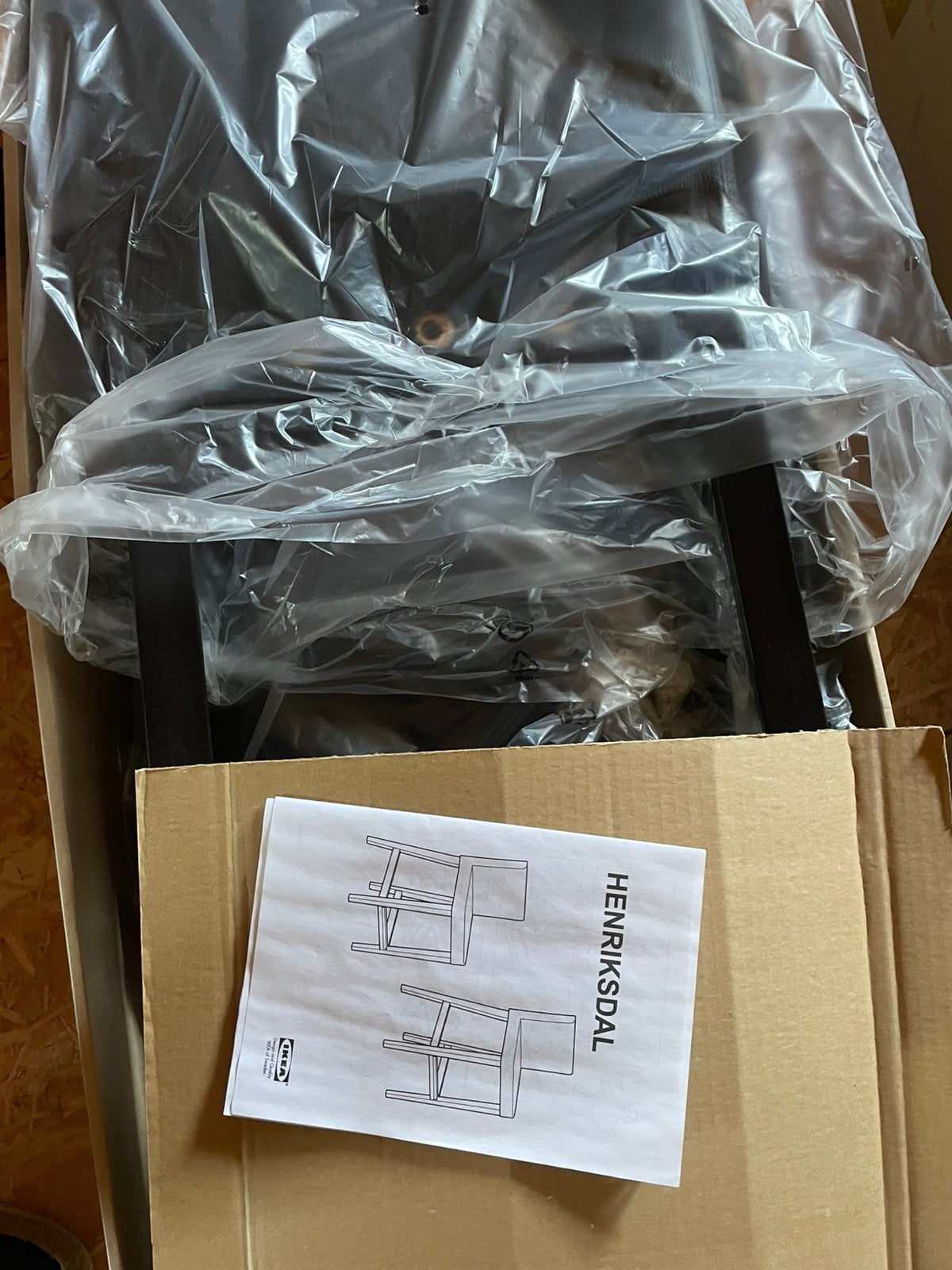 Houten ikea barkruk, Ophalen, Zo goed als nieuw