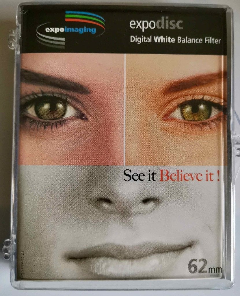 Expodisc Digital Witbalans Filter - maat 62mm, Ophalen, Zo goed als nieuw