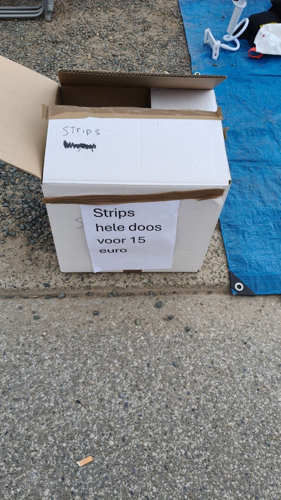 Verschillende strips hele doos, Ophalen