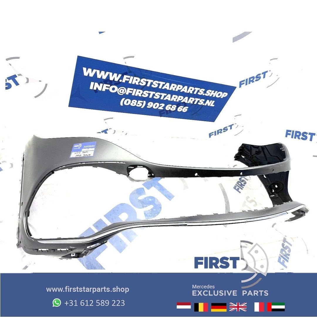 X243 Bumper Mercedes EQB W243 AMG A2438856901 Voorbumper WIT, Gebruikt, -, Voor, Ophalen of Verzenden