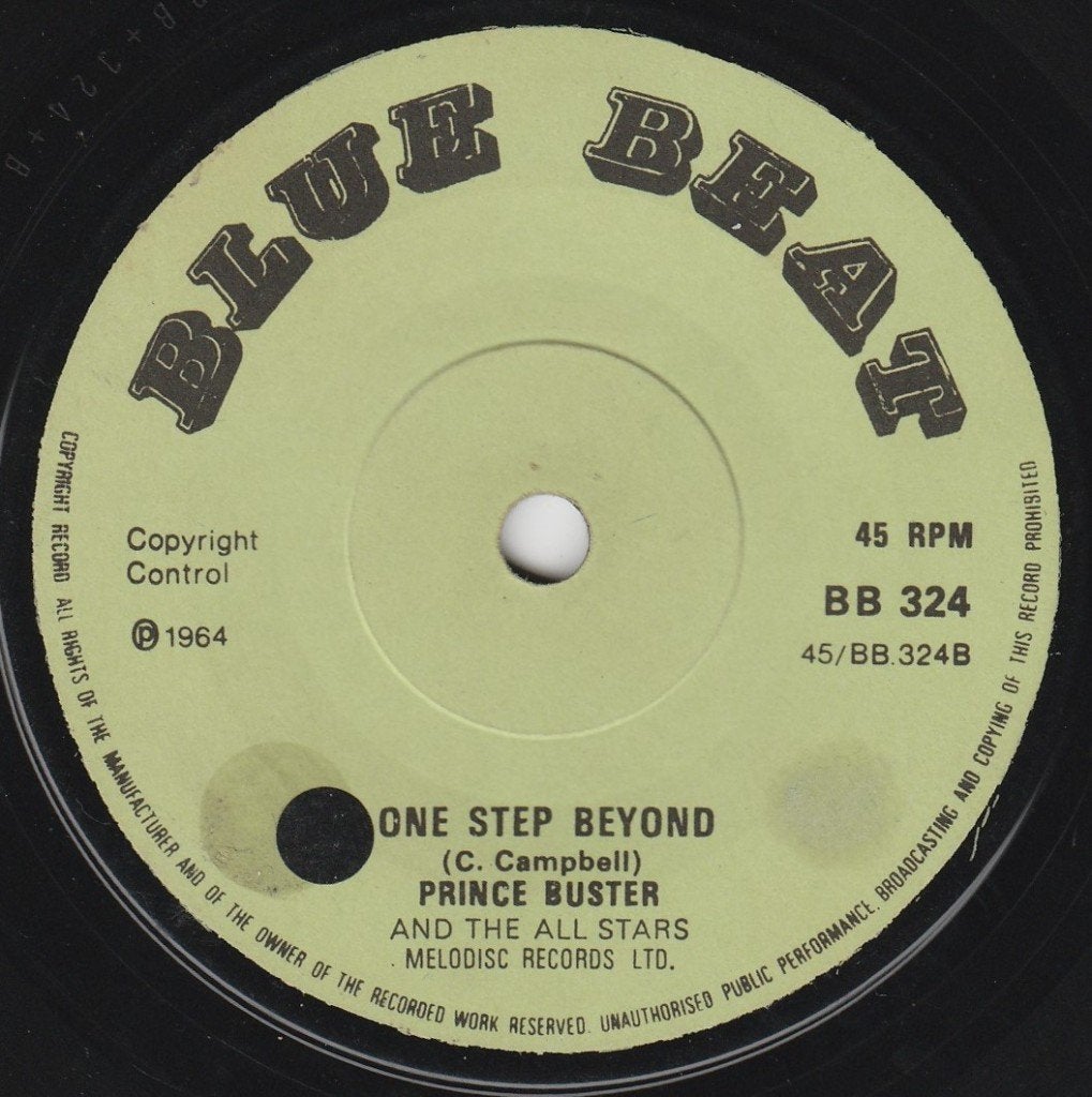 Prince Buster & All Stars / One Step Beyond * Ska *, Enlèvement ou Envoi, 7 inch, Housse de protection extérieure, Utilisé