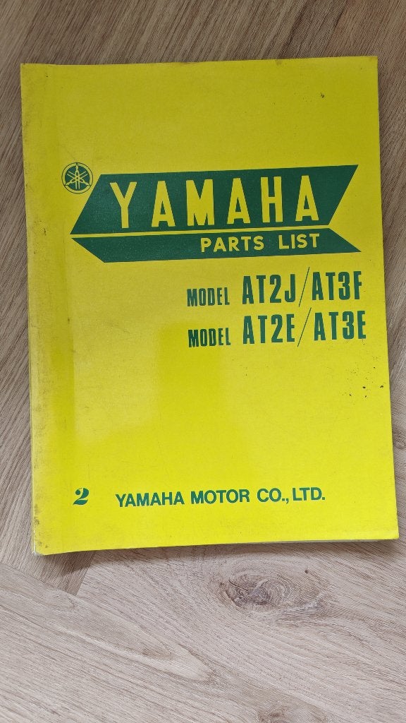Parts List Yamaha  AT2/AT3, Ophalen of Verzenden, Gebruikt