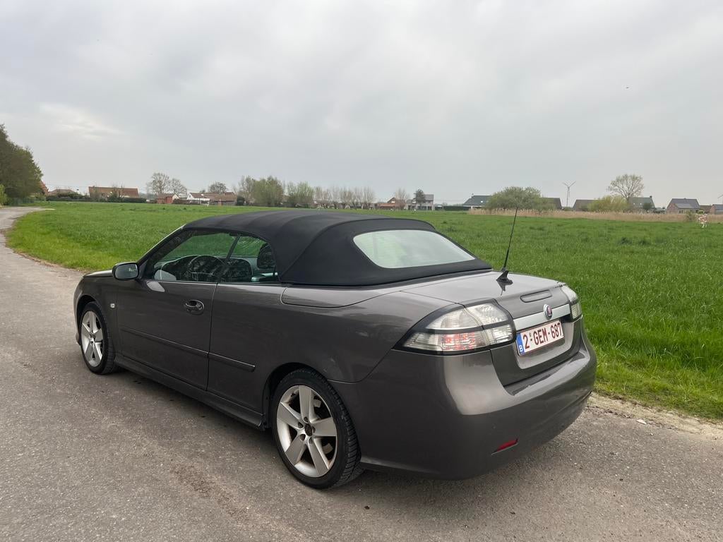 Saab 9-3 CABRIO 1.9 Diesel 2009, Autos, Saab, Cuir, Achat, Cabriolet, Noir
