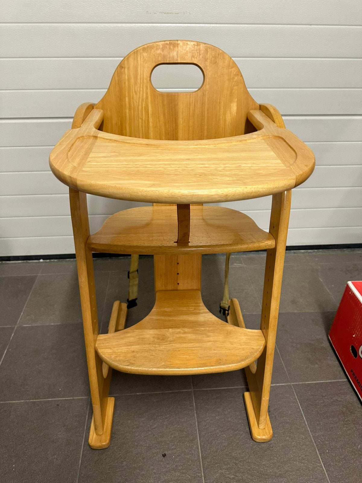 Chaise de salle à manger en bois, Enlèvement, Utilisé, Chaise évolutive, Plateau amovible