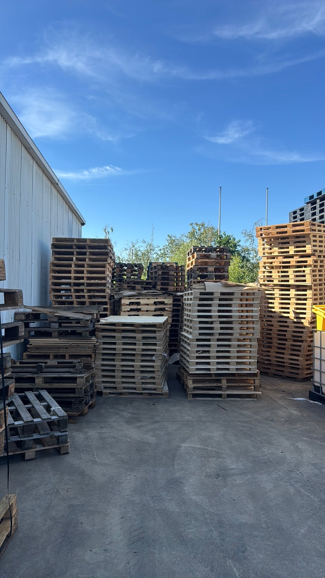 Hout pallets, Doe-het-zelf en Bouw, Hout en Planken, Ophalen, Zo goed als nieuw