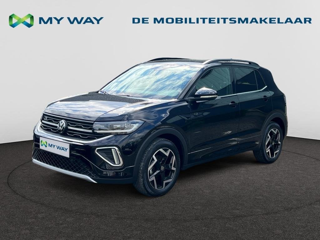 Volkswagen T-Cross T-Cross 1.0 TSI R-Line OPF DSG, Automaat, T-Cross, 140 g/km, Zwart