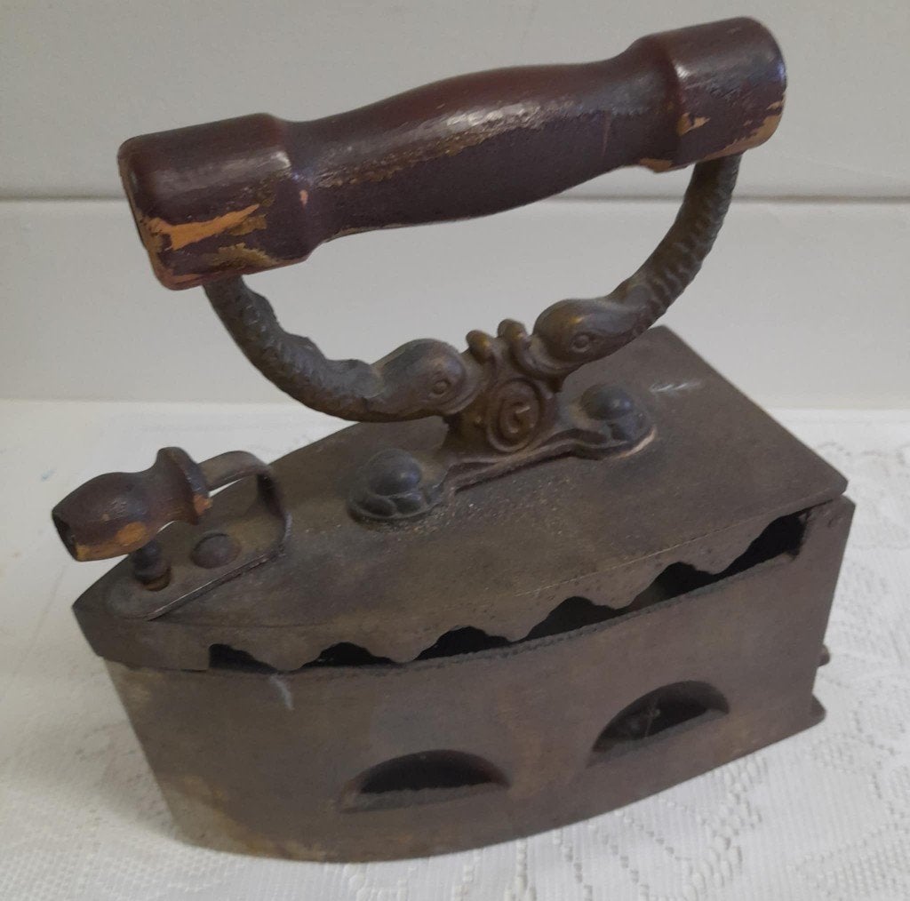 Gietijzeren strijkijzer, Antiek en Kunst, Ophalen of Verzenden