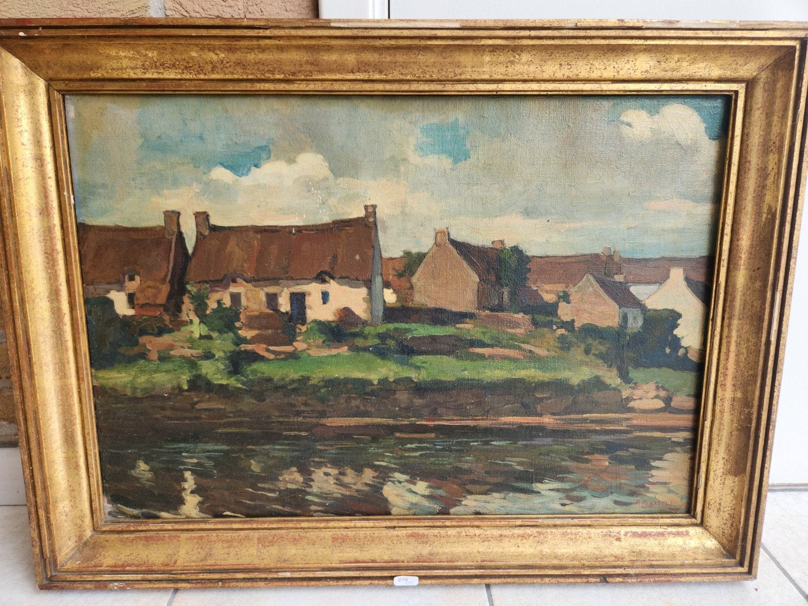 Peinture de Maurice Mareels, Antiquités & Art, Enlèvement, Peinture à l'huile, Toile