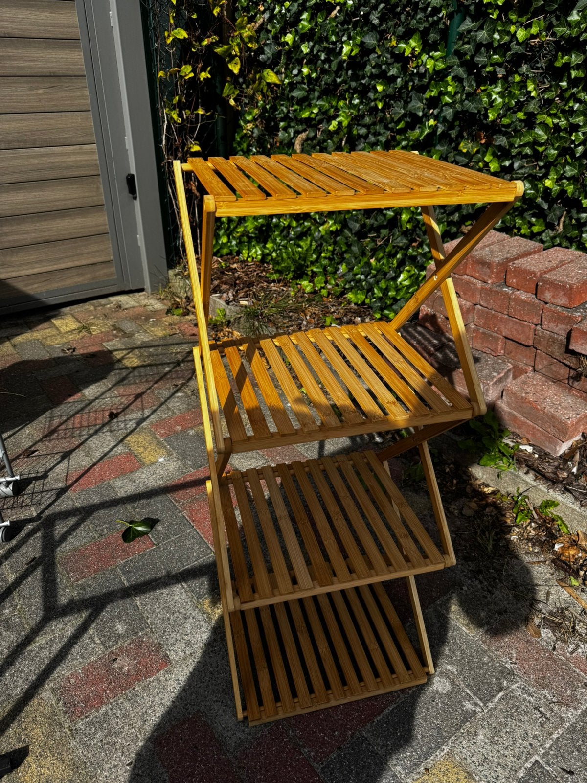 Bamboe rekje opplooibaar, Tuin en Terras, Ophalen, Zo goed als nieuw