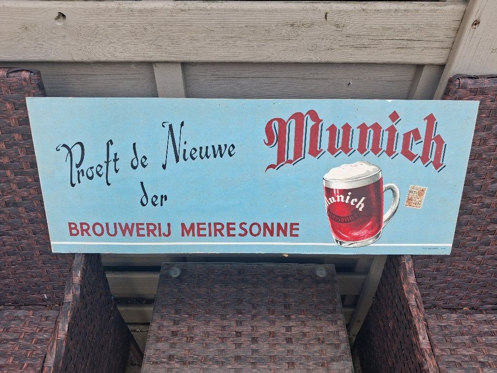 BRASSERIE MEIRESONNE À GAND... Munich. néerlandais, Collections, Marques & Objets publicitaires, Enlèvement ou Envoi, Comme neuf