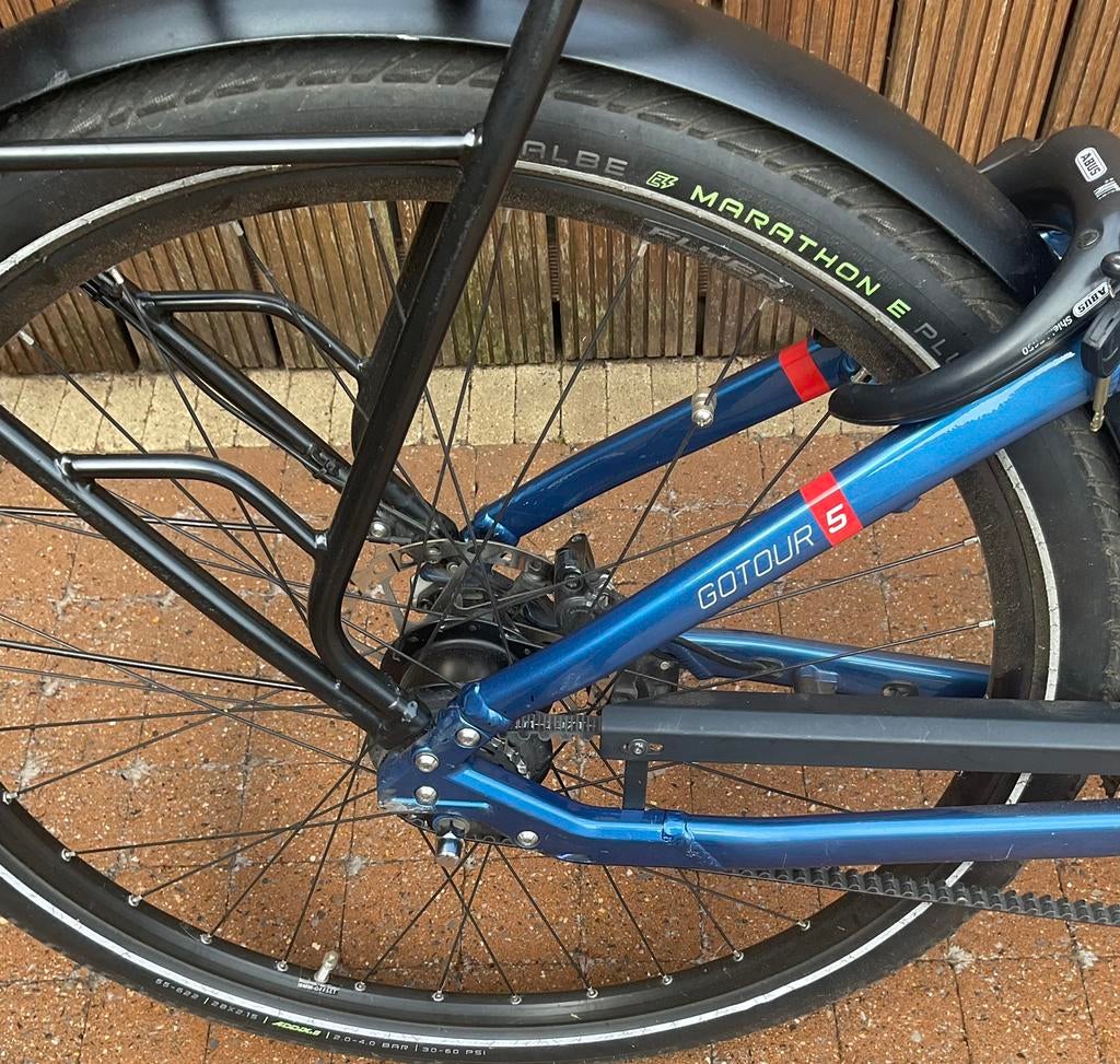 Ebike Flyer Gotour 5 indigo blauw, Ophalen of Verzenden, Zo goed als nieuw