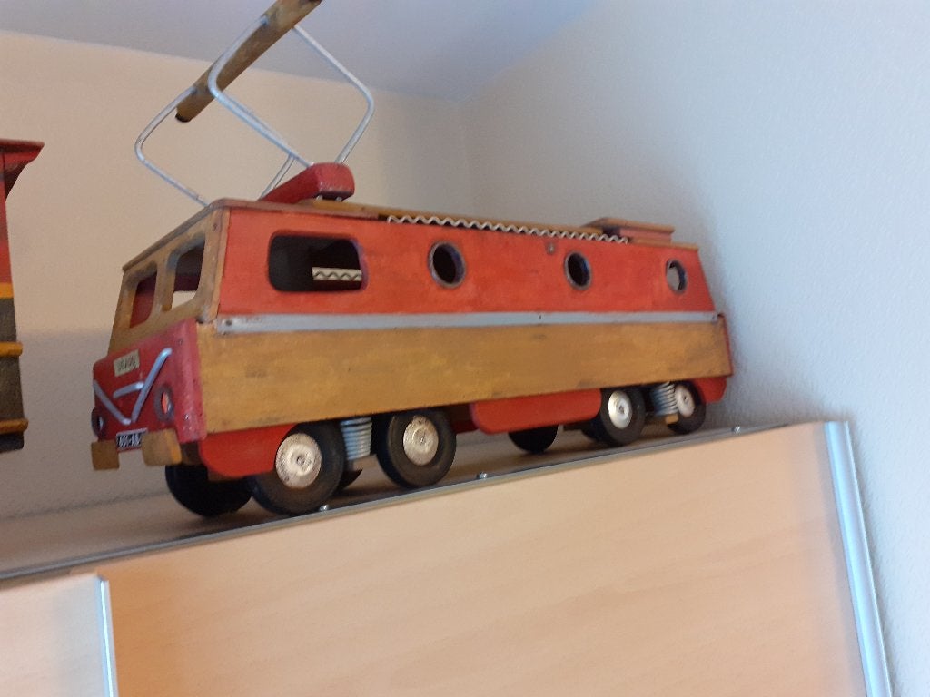 Loco ou Tram en bois, Collections, Enlèvement ou Envoi, Tram, Modèle réduit, Utilisé