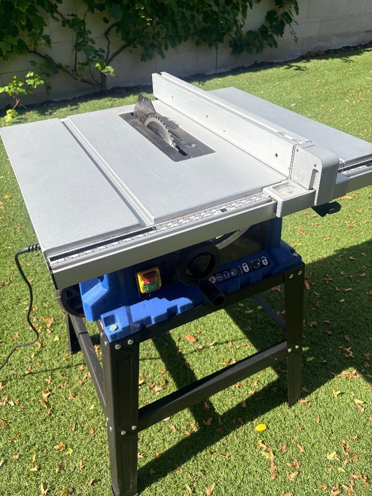 Scheppach zaagtafel HS105, Doe-het-zelf en Bouw, Ophalen, 70 mm of meer, Overige typen, Zo goed als nieuw
