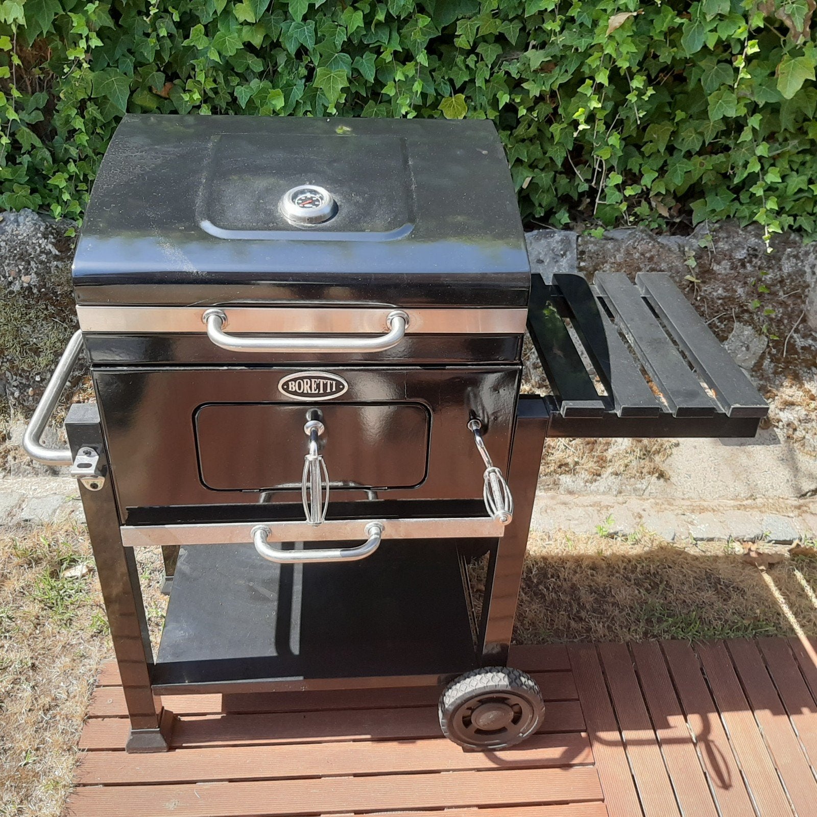 Boretti  Carbone houtskool bbq, Tuin en Terras, Ophalen, Zo goed als nieuw