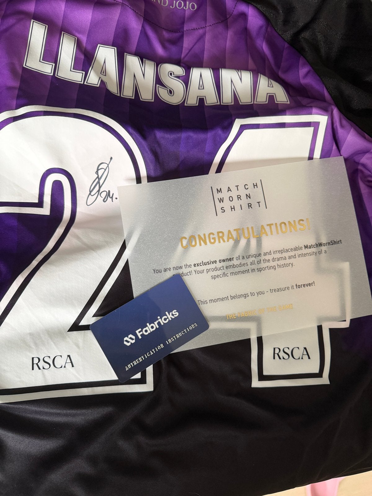 Matchworn shirt Llansana RSCA-Sherrif, Vêtements | Hommes, Vêtements de sport, Enlèvement, Comme neuf