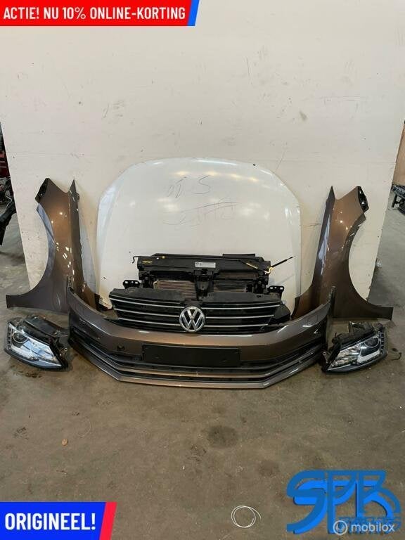 JETTA 5C VI FACELIFT Voorkop LH8Z TOFFEE BRUIN XENON LED KOP, Neuf, Enlèvement ou Envoi, Volkswagen, Volkswagen