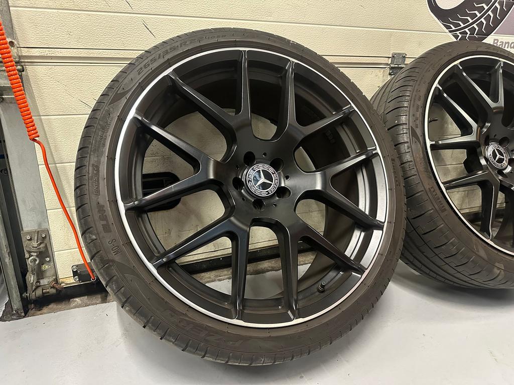 22inch Mercedes Black AMG GTS Style Velgen Set! 5x112 A merk, Pneus et Jantes, Pneus été, -, Autres dimensions
