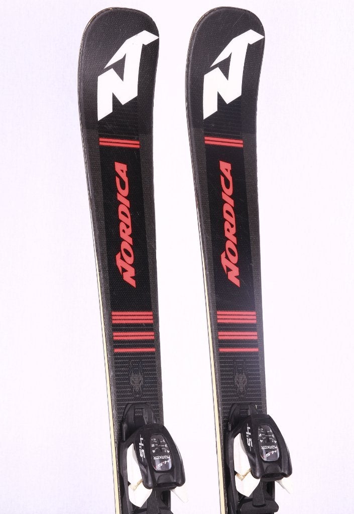 120 cm kinder ski's NORDICA DOBERMANN COMBI PRO S, carbon, Gebruikt, Verzenden, 100 tot 140 cm, Carve
