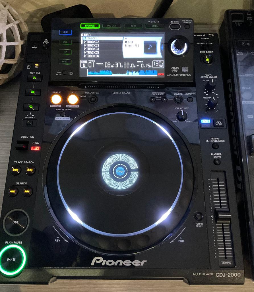 Pioneer dj CDJ 2000, Ophalen, Zo goed als nieuw, Dj-set, Pioneer