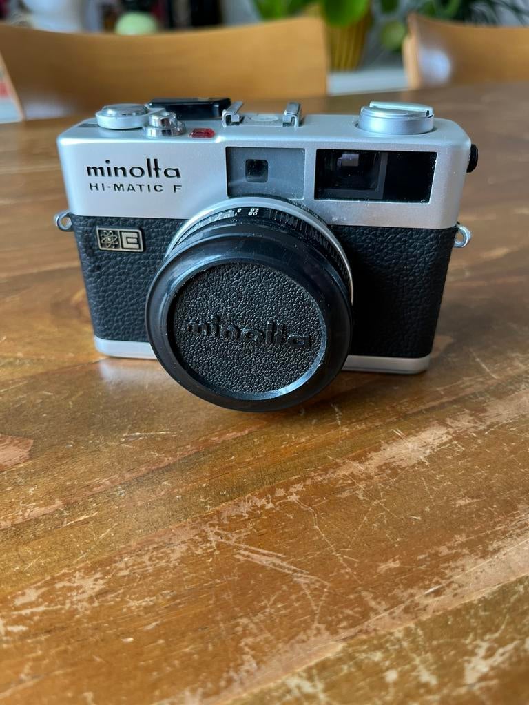 Minolta Hi-Matic F, Audio, Tv en Foto, Fotocamera's Analoog, Ophalen, Gebruikt, Compact, Minolta