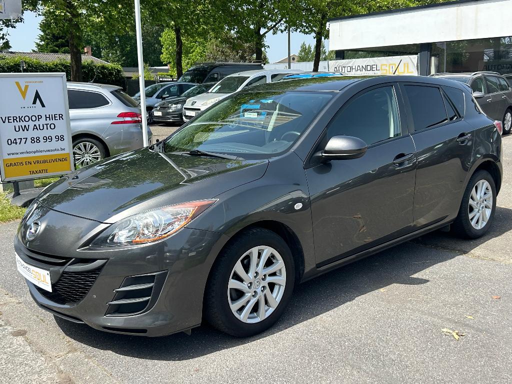 Mazda 3 1.6i, 2010, 114.880km, Airco, Keuring, 12m Garantie, Autos, Mazda, Entreprise, Achat, ABS, Essence, Euro 4, Berline, 5 portes