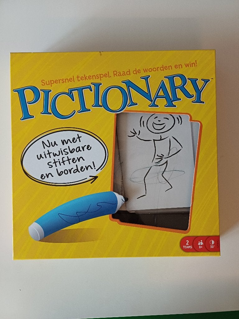 Pictionary, Hobby en Vrije tijd, Ophalen, Zo goed als nieuw