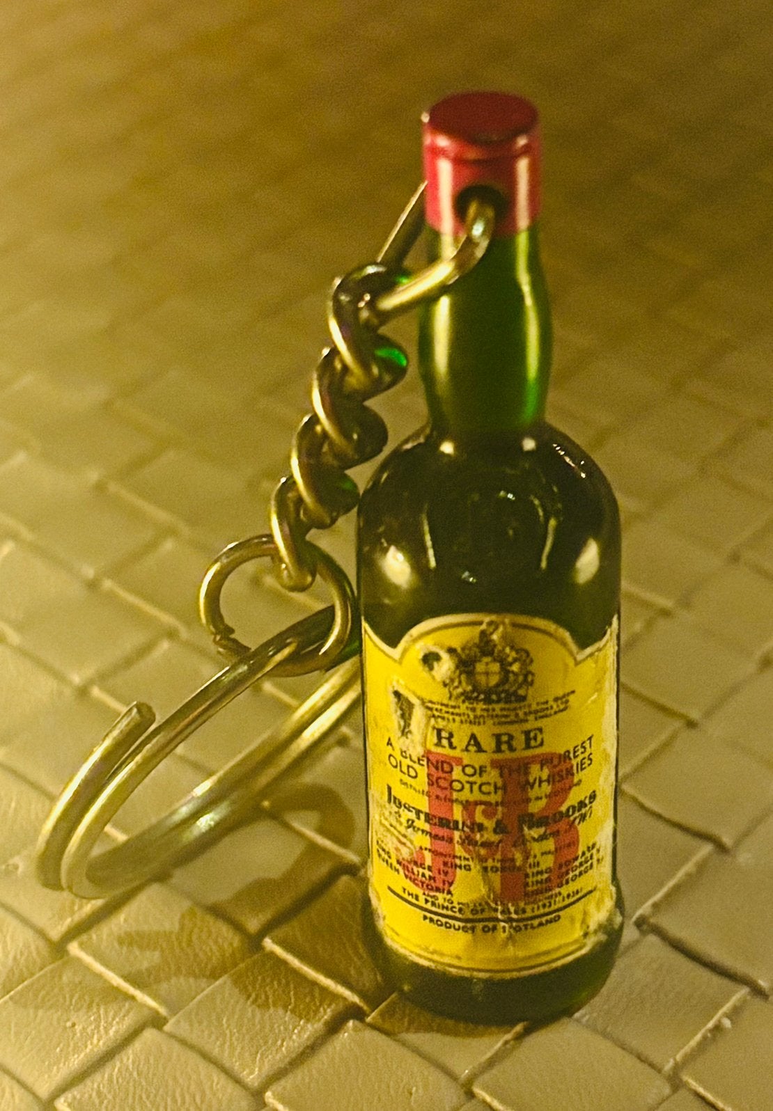 Porte-clés J&B '70/'80, Collections, Marques & Objets publicitaires, Utilisé, Autres types, Enlèvement ou Envoi