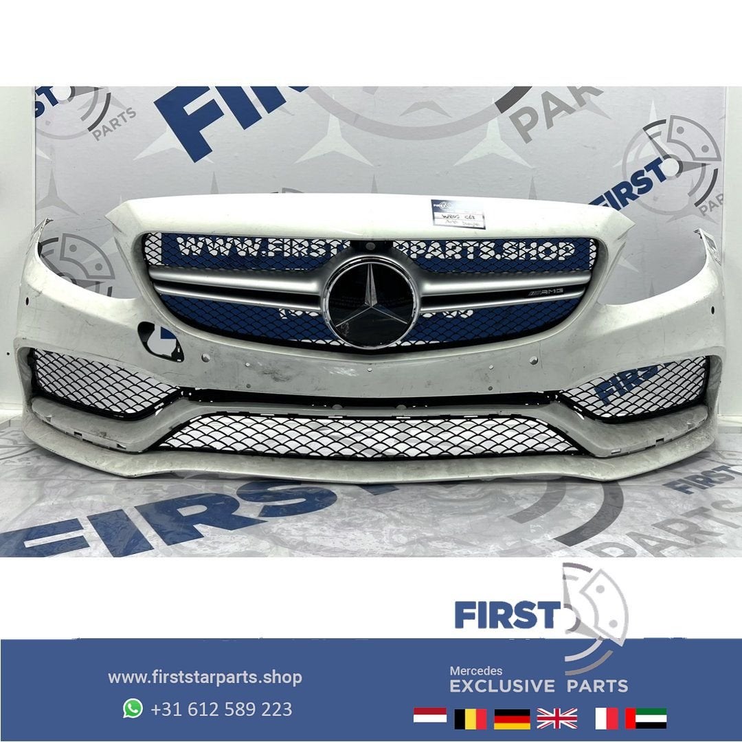 C63s AMG BUMPER Mercedes C Klasse 2014-2018 C63 AMG voorbump, Utilisé, -, Avant, -