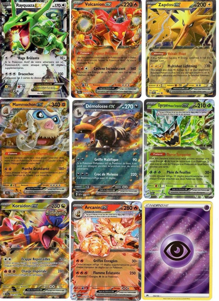 Cartes Pokemon, Enlèvement ou Envoi, Utilisé, Plusieurs cartes