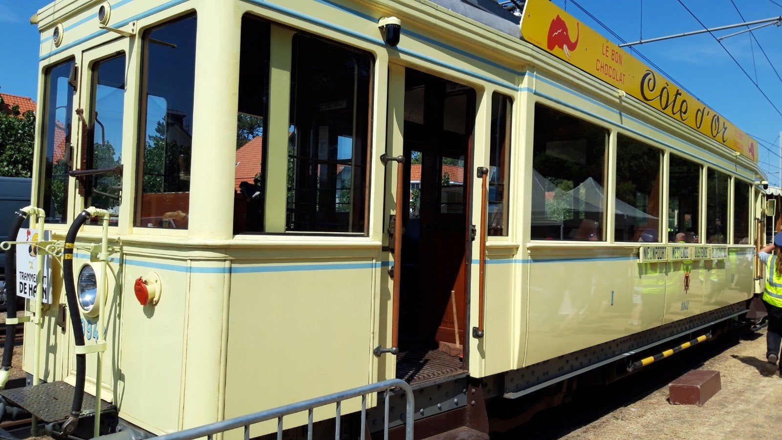 Belgische tram op zeer grote schaal, Ophalen of Verzenden, Tram