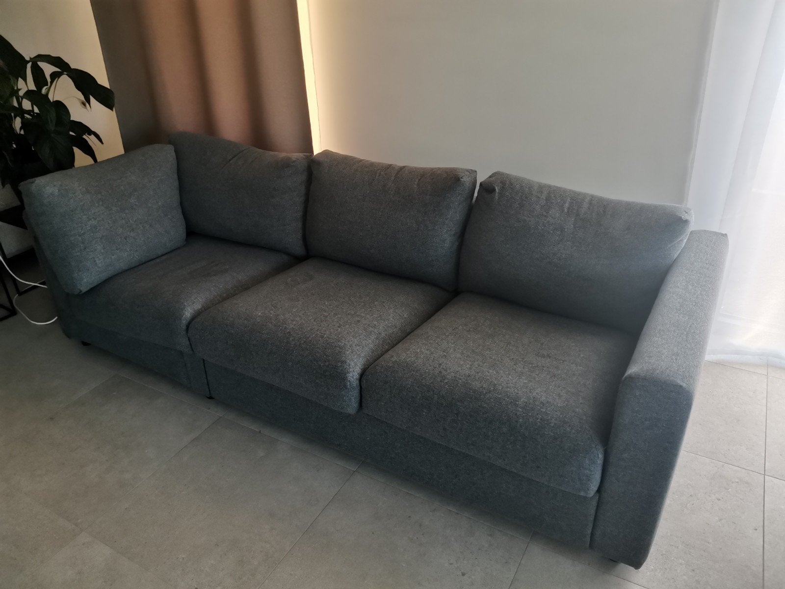 3 zit zetel, Huis en Inrichting, Ophalen, Driepersoons, Zo goed als nieuw, Rechte bank