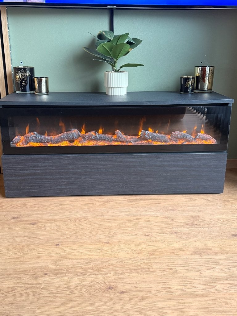 Tv meubel, Ophalen, 100 tot 150 cm, Zo goed als nieuw, Minder dan 100 cm