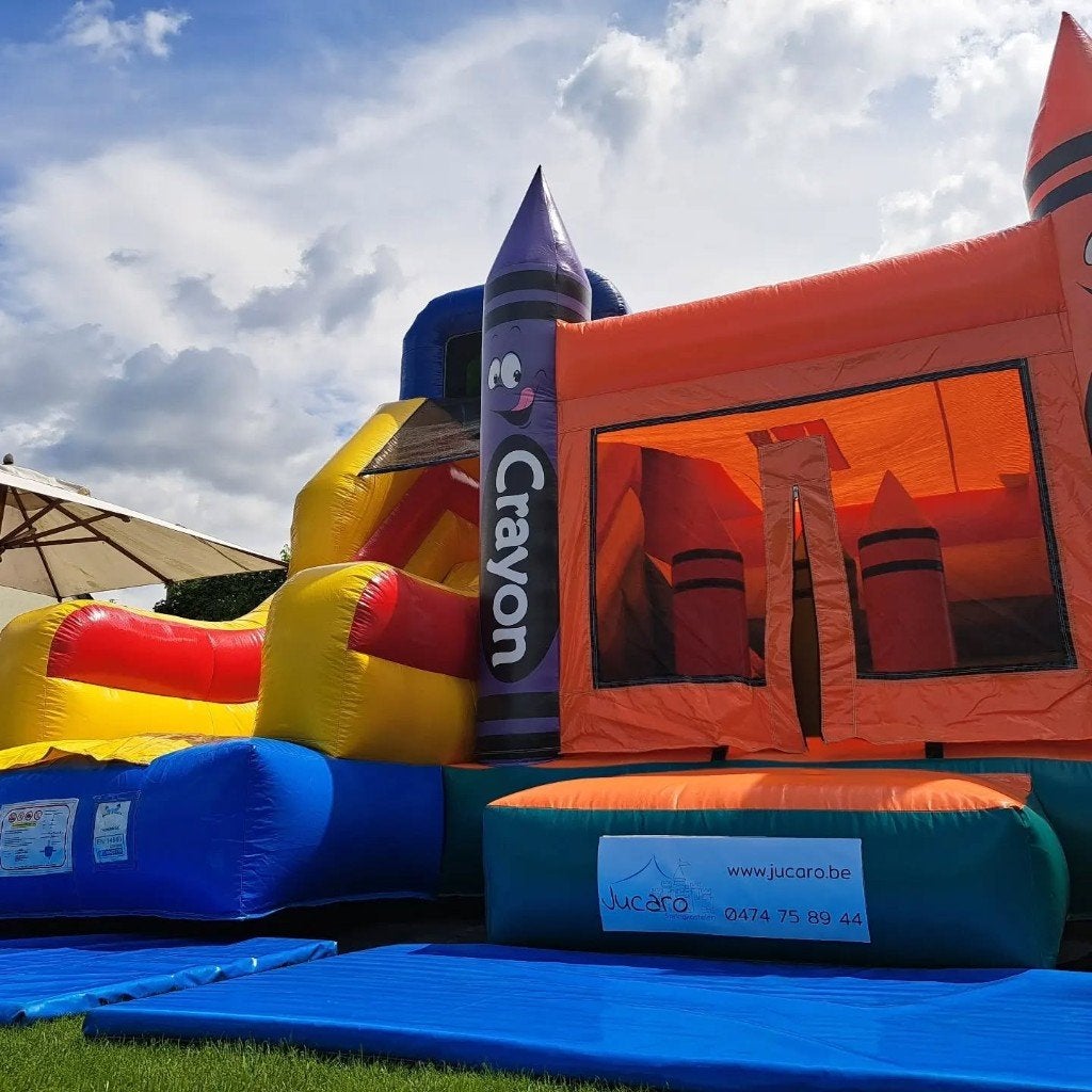 Springkasteel Crayon te huur, Hobby en Vrije tijd, Ophalen