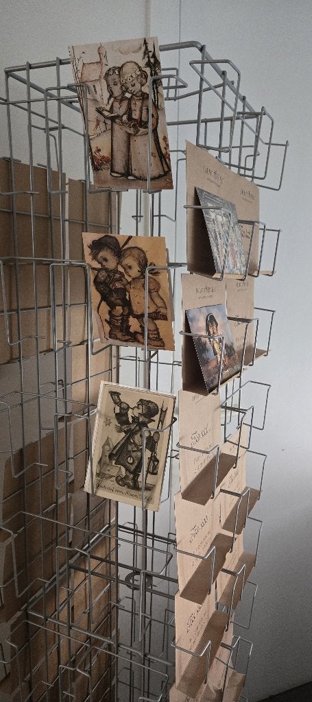 Wenskaartenmolen – draaibare kaartenstandaard / display, Diversen, Wenskaarten, Ophalen, Zo goed als nieuw