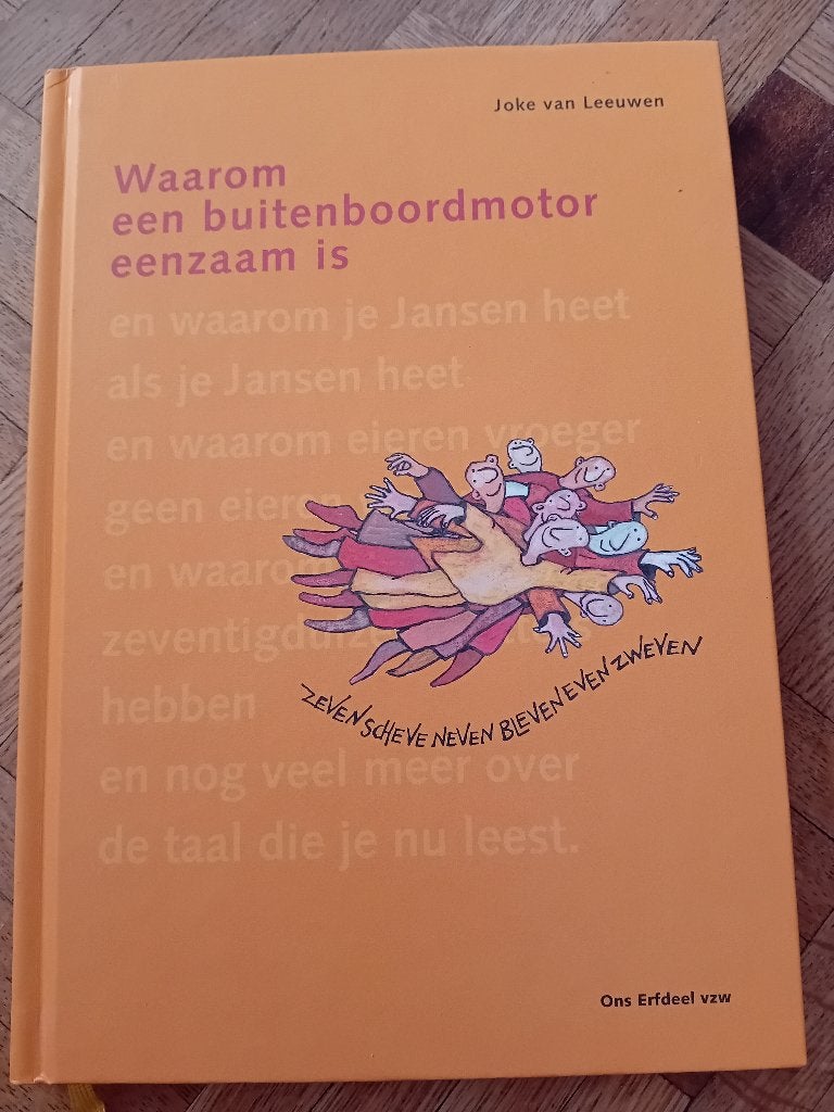 Boek waarom een buitenmotor eenzaam is, Enlèvement ou Envoi