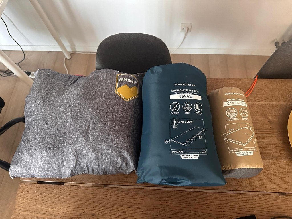 Kit Nuit Camping Quechua COMPLET, Caravanes & Camping, Enlèvement, Utilisé