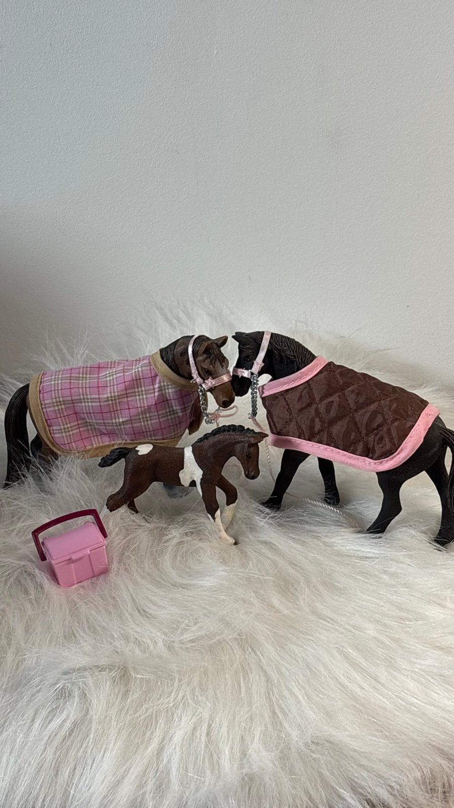 Schleich paarden set roos, Ophalen, Zo goed als nieuw