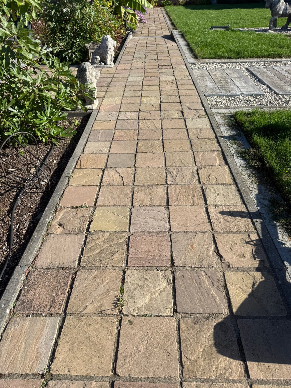 Kandla/natuursteen, Tuin en Terras, Ophalen, Zo goed als nieuw