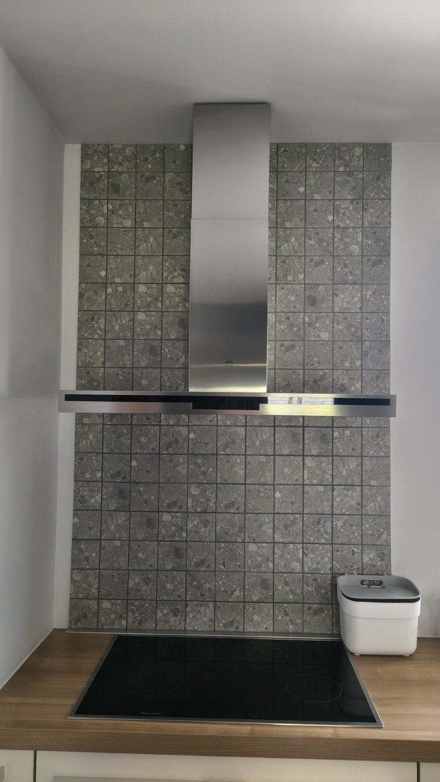 Inox hotte aspirante AEG, Electroménager, Hottes, Enlèvement