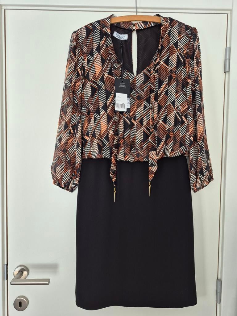 Geklede middellange jurk Batida maat M, Kleding | Dames, Grote Maten, Ophalen of Verzenden, Jurk