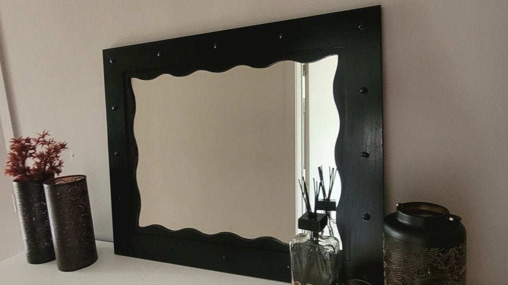 Miroir noir 90 cm x 73 cm, Enlèvement