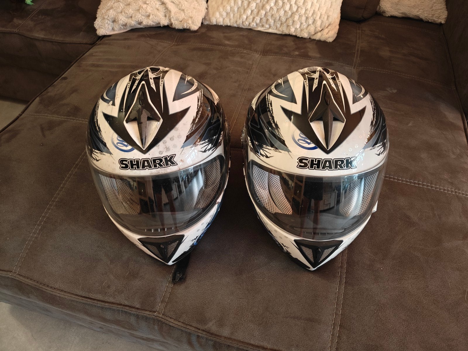 2 helmen shark RSI + handschoenen richa, Motoren, Ophalen, Shark