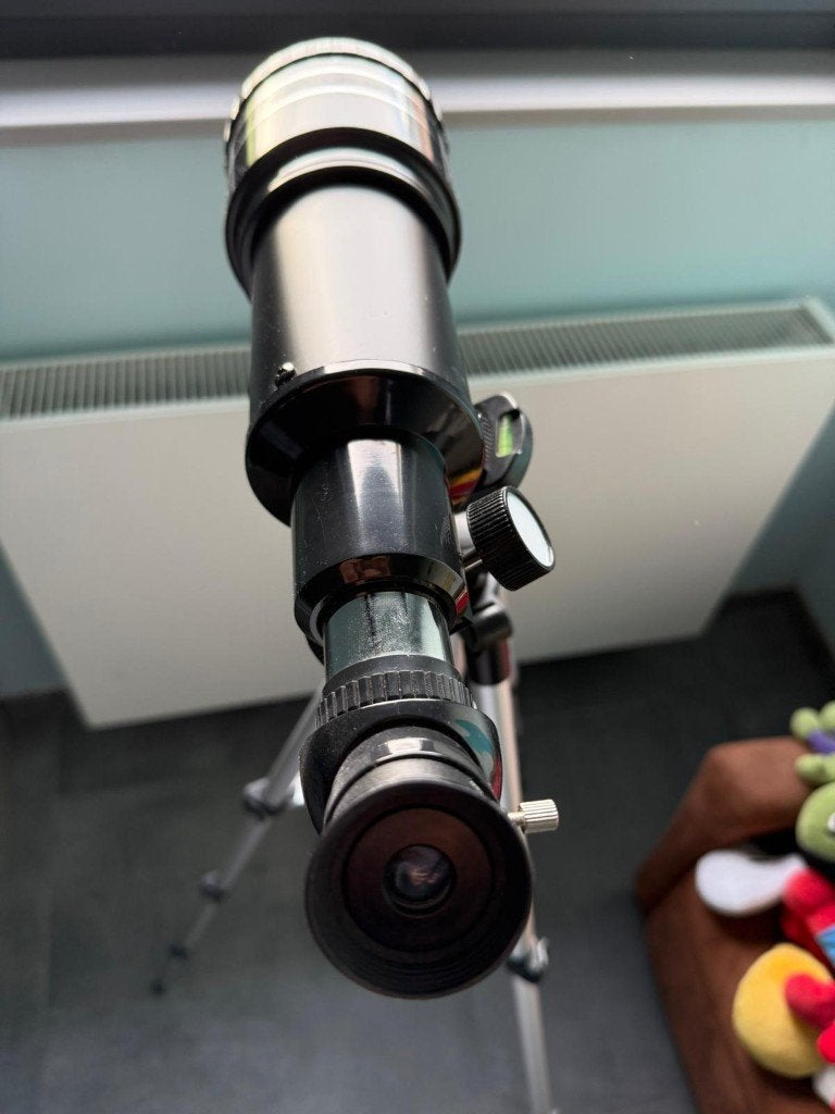 Télescope lunaire – BUKI, TV, Hi-fi & Vidéo, Enlèvement, Comme neuf, Moins de 80 mm, Avec trépied