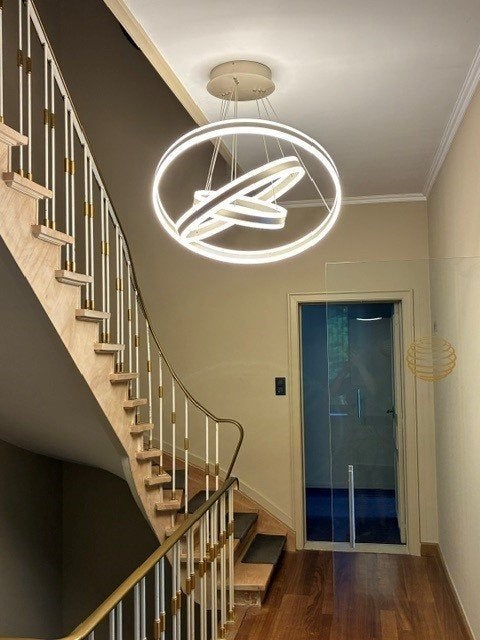 Led verlichting, Huis en Inrichting, Ophalen, Kunststof, Modern, Hanglamp