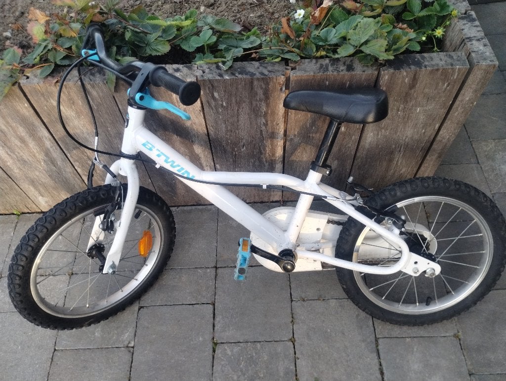 Vélo vtt enfant 16" 40€, Frein sur jante, B'twin decathlon, Enlèvement, Comme neuf